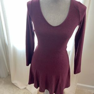 Long sleeve skater dress